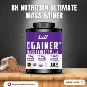 BH Mass Gainer Combo - 3kg Gainer & 100gm Creatine Free